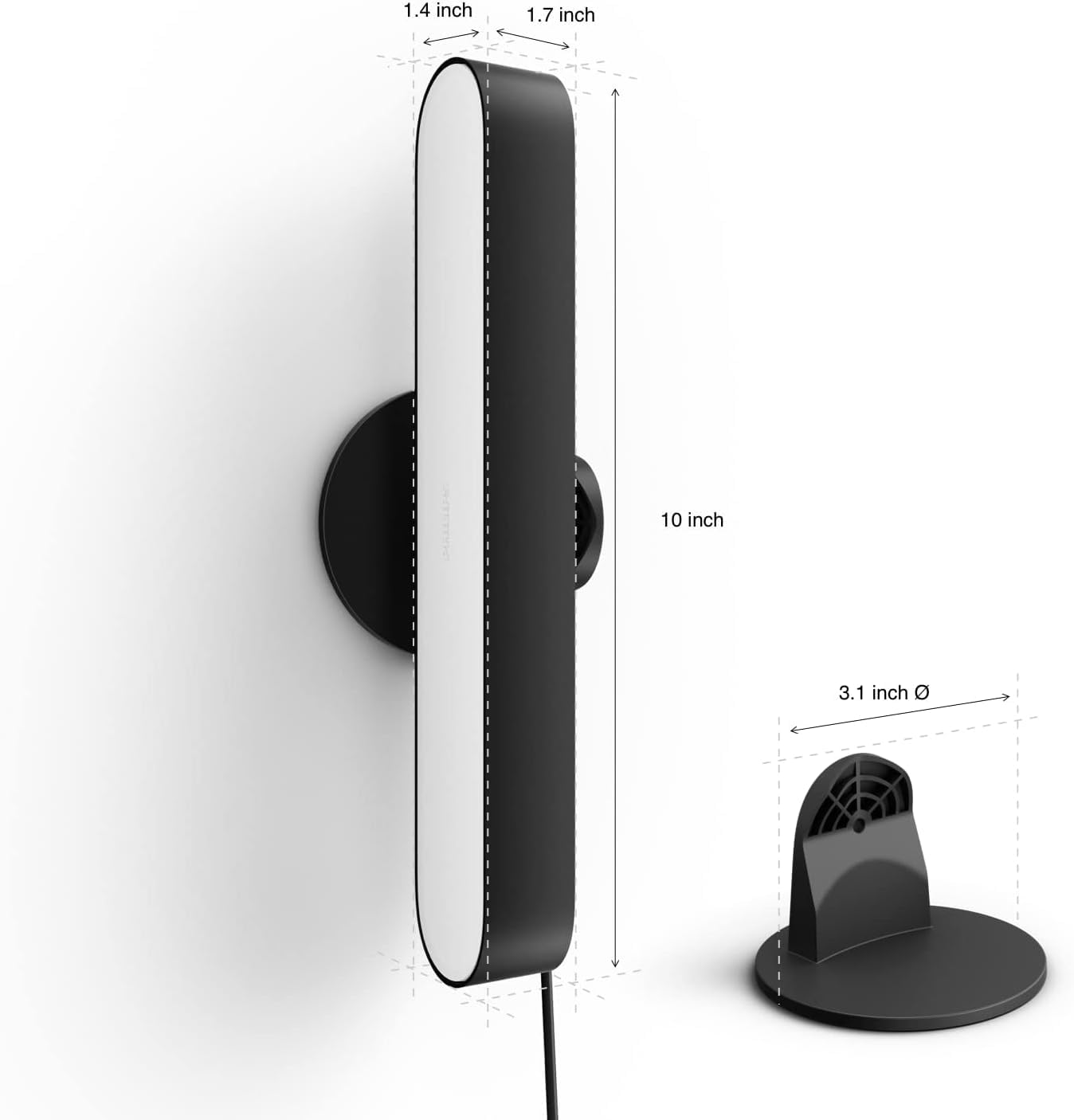 Philips Hue Bridge + Hue ライトバー 2つ + ジャンク Philips Hue White & Color Ambiance Play Light Bar 2 Pack, Smart